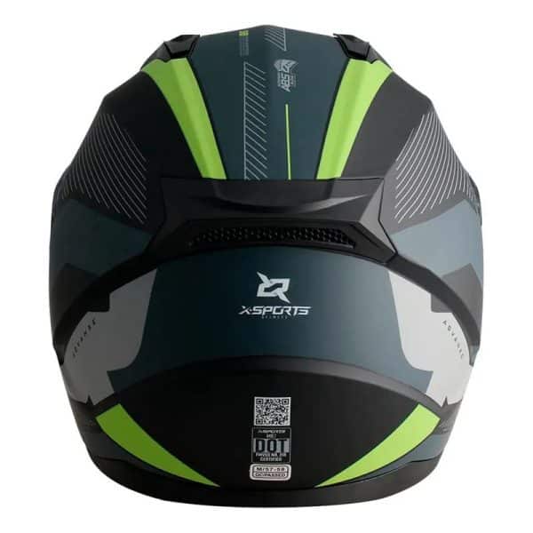 Casco X Sports M67 Advanxe Negro Amarillo Mate11 Copia - Punto Llantas 4
