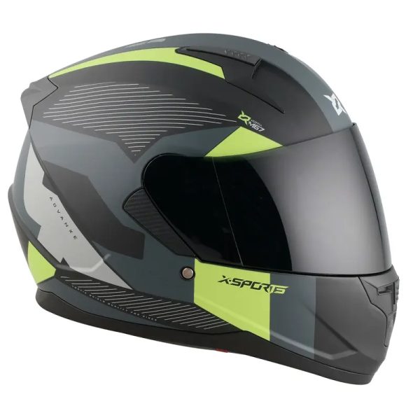 Casco X Sports M67 Advanxe Negro Amarillo Mate21 Copia - Punto Llantas 2