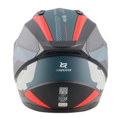 Casco X Sports M67 Advanxe Negro Rojo Mate11 copia - Punto Llantas 2