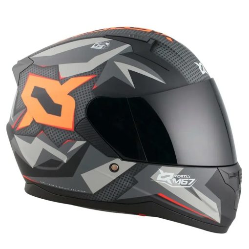 Casco X-Sports M67 Claw Negro Gris Mate - Image 2