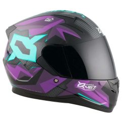 Casco X Sports M67 Claw Negro Morado Brillo21 copia - Punto Llantas 1