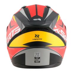 Casco X Sports M67 Courxe Negro Rojo Mate11 copia - Punto Llantas 2