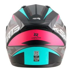 Casco X Sports M67 Courxe Negro Rosado Mate11 copia - Punto Llantas 4