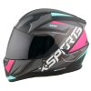 Casco X Sports M67 Courxe Negro Rosado Mate41 copia - Punto Llantas 5