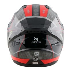 Casco X Sports M67 Volton Negro Rojo Brillo1 11 copia - Punto Llantas 2