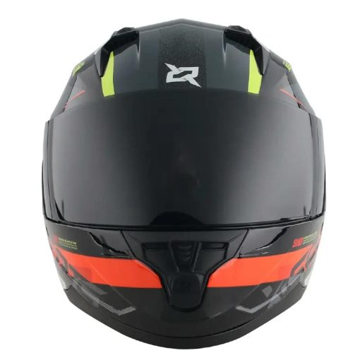 Casco X-Sports M67 Xteps Negro Naranja Brillo - Image 3