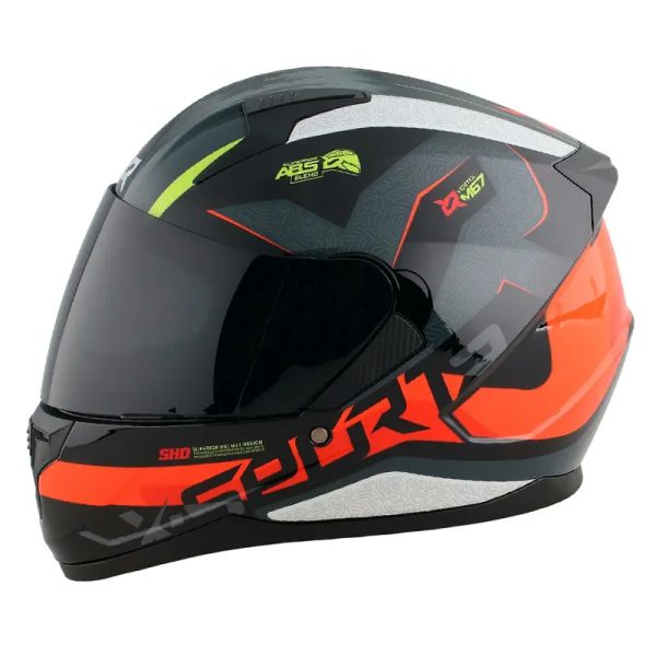 Casco X Sports M67 Xteps Negro Naranja Brillo41 Copia - Punto Llantas 1