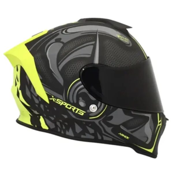 Casco X Sports V151 Armok Amarillo Mate2 11 Copia - Punto Llantas 2
