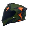 Casco X Sports V151 Armok Verde Naranja Mate41 copia - Punto Llantas 5