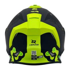 Casco X Sports V151 Elementi Gris Amarillo Mate11 copia - Punto Llantas 3