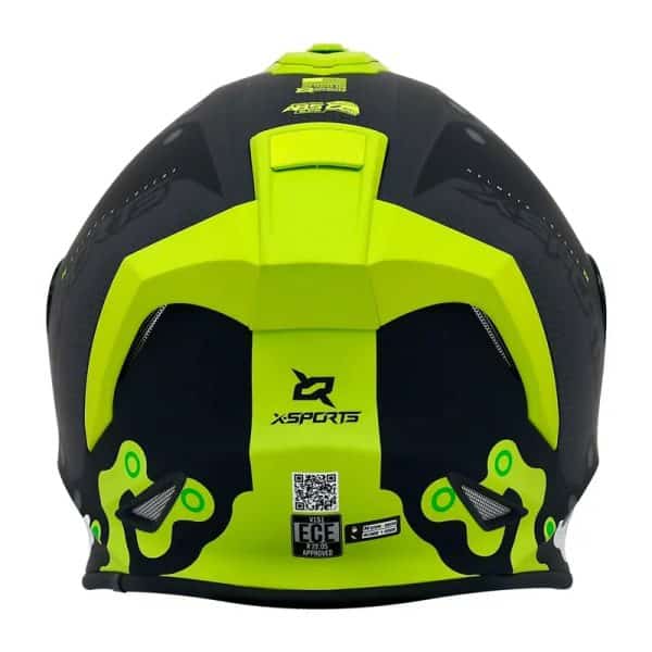 Casco X Sports V151 Elementi Gris Amarillo Mate11 Copia - Punto Llantas 4