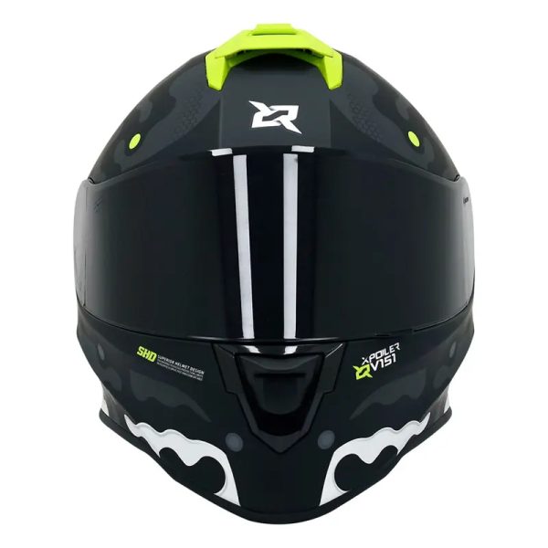 Casco X Sports V151 Elementi Gris Amarillo Mate31 Copia - Punto Llantas 3