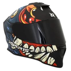 Casco X Sports V151 Evil Azul Mate31 copia - Punto Llantas 3