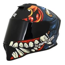 Casco X Sports V151 Evil Azul Mate61 copia - Punto Llantas 5