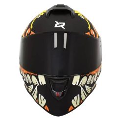 Casco X Sports V151 Evil Verde Naranja Mate21 copia - Punto Llantas 3