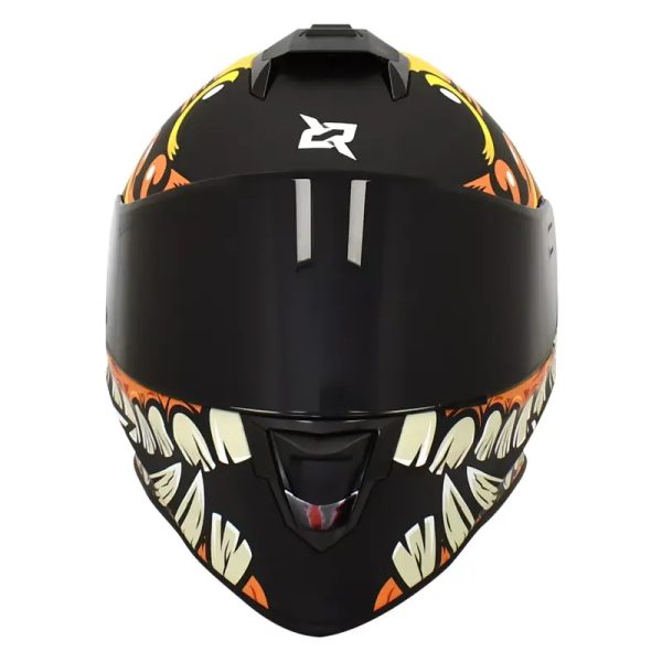 Casco X Sports V151 Evil Verde Naranja Mate21 Copia - Punto Llantas 4