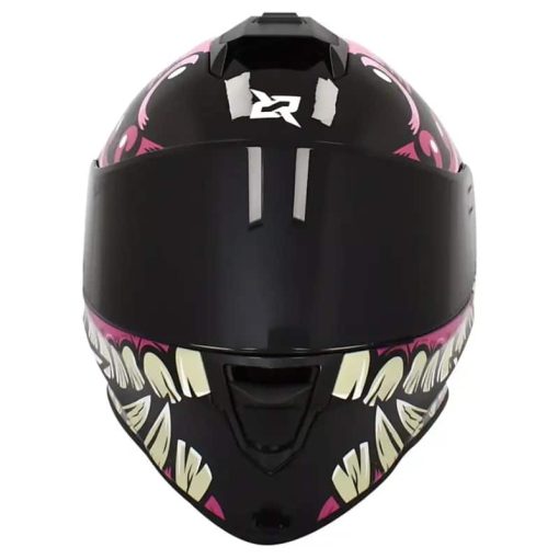 Casco X-Sports V151 Evil Verde Rosa Brillo - Image 5