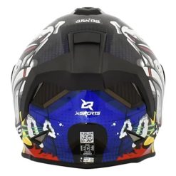 Casco X Sports V151 Jakob Azul Brillo11 copia - Punto Llantas 2