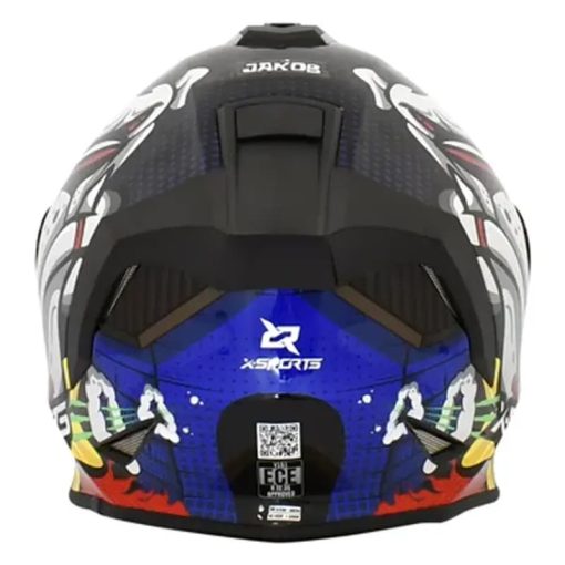 Casco X-Sports V151 Jakob Azul Brillo - Image 3