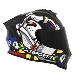 Casco X Sports V151 Jakob Azul Brillo21 copia - Punto Llantas 1