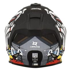Casco X Sports V151 Jakob Gris Rojo Mate11 copia - Punto Llantas 3