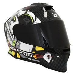 Casco X Sports V151 Jakob Gris Verde Brillo31 copia - Punto Llantas 2