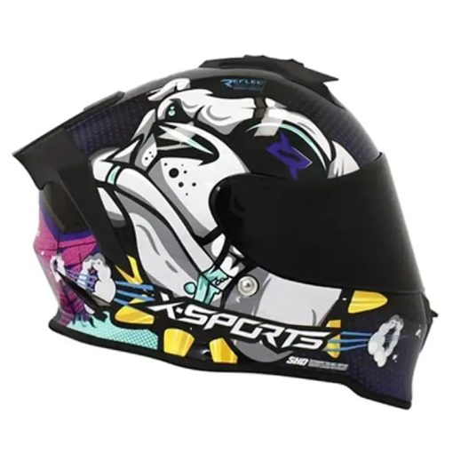 Casco X-Sports V151 Jakob Morado Brillo - Image 5