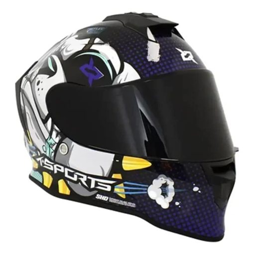 Casco X-Sports V151 Jakob Morado Brillo - Image 2