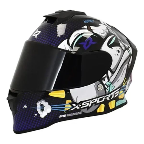 Casco X Sports V151 Jakob Morado Brillo71 Copia 1 - Punto Llantas 6