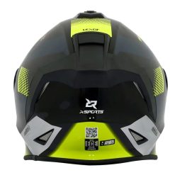 Casco X Sports V151 Lexot Negro Azul Amarillo Neon Brillo1 11 copia - Punto Llantas 3