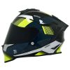 Casco X Sports V151 Lexot Negro Azul Amarillo Neon Brillo3 11 copia - Punto Llantas 8