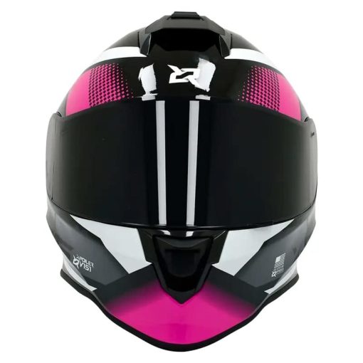 Casco X-Sports V151 Lexot Negro Rosa Brillo - Image 3