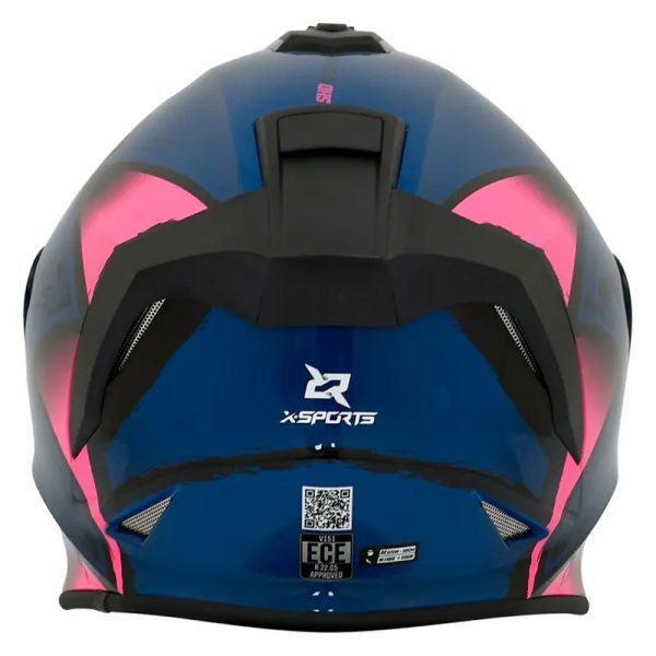 Casco X Sports V151 Swamp Azul Rosa Brillo11 Copia - Punto Llantas 3