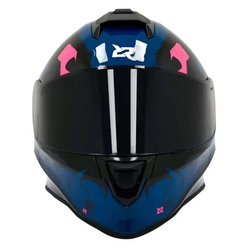 Casco X-Sports V151 Swamp Azul Rosa Brillo - Image 4
