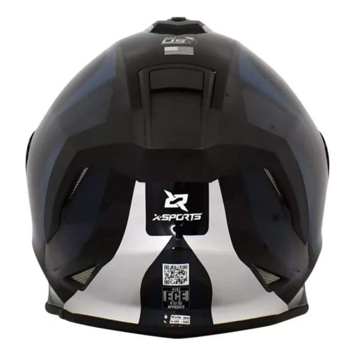 Casco X-Sports V151 Track Azul Brillo - Image 3
