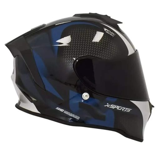 Casco X-Sports V151 Track Azul Brillo - Image 2