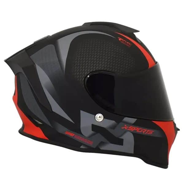 Casco X Sports V151 Track Rojo Mate21 Copia 1 - Punto Llantas 7