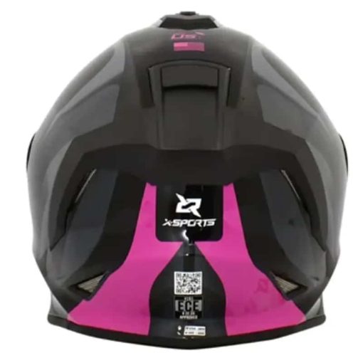 Casco X-Sports V151 Track Rosa Brillo - Image 3