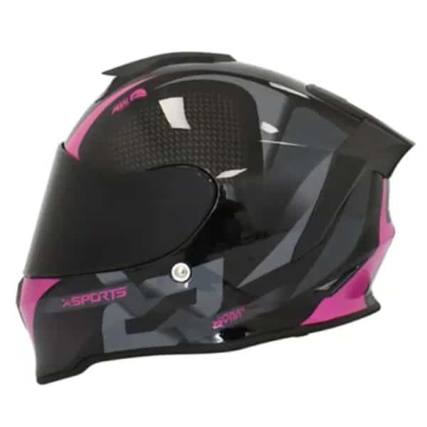 Casco X Sports V151 Track Rosa Brillo51 Copia - Punto Llantas 1