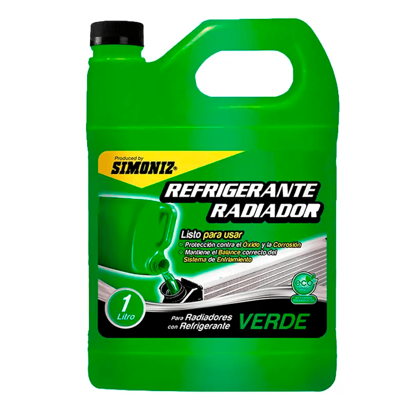 Sano Comparar Decrépito Liquido Refrigerante Verde 1Lt Simoniz - Punto Llantas