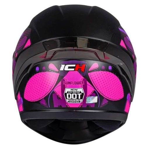 Casco Ich 501Sp Sunflower Negro Mate Fucsia - Image 2