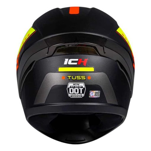 Casco Ich 501Sp Tuss Negro Mate Amarillo - Image 4