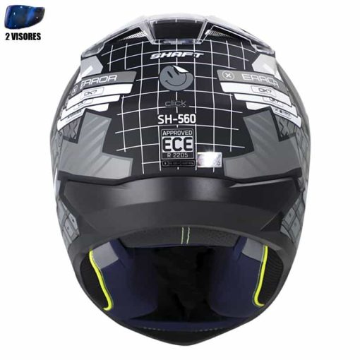Casco Shaft 560 + Obsequio Click Negro Mate Gris - Image 3