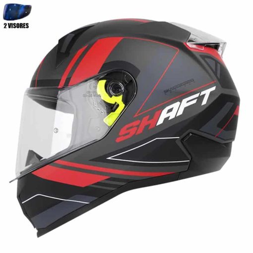 Casco Shaft 560 + Obsequio Flush Gris Mate Rojo