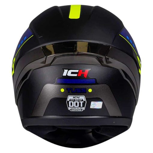 Casco Ich 501Sp Tuss Negro Mate Azul Oscuro - Image 3