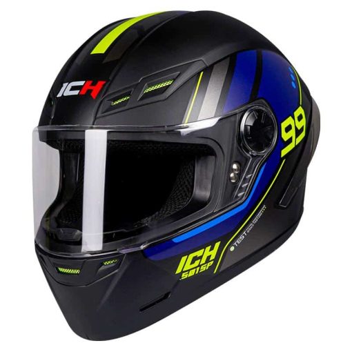 Casco Ich 501Sp Tuss Negro Mate Azul Oscuro - Image 2