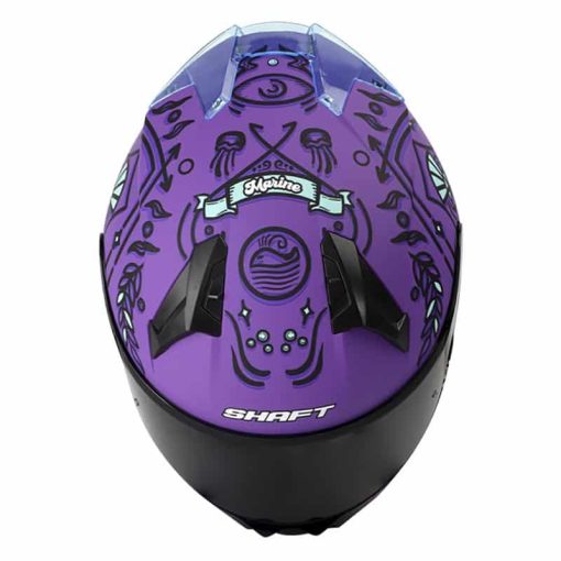 Casco Shaft 560 Marine Morado Turquesa Mate - Image 2