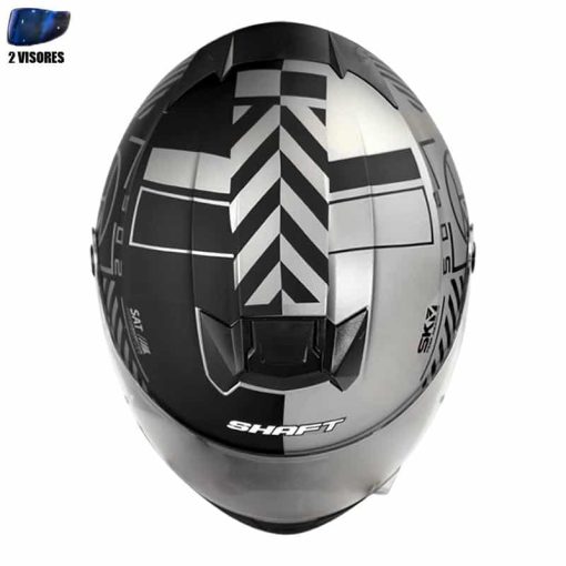 Casco Shaft 502 + Obsequio Crossline Gris Mate Negro - Image 3
