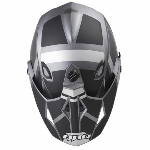Casco Hro Mx330 Dv Light Gris Mate - Image 3
