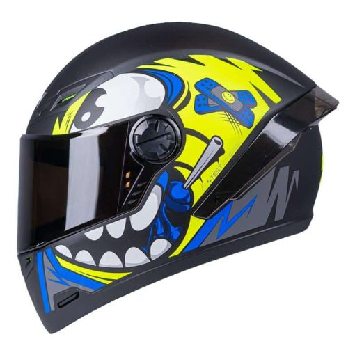 Casco Ich 501Sp Dood Negro Mate Amarillo
